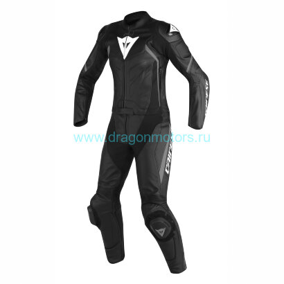 Комбинезон кожаный DAINESE AVRO D2 2 PCS LADY - BLACK/BLACK/ANTHRACITE