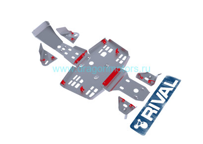Комплект защит Honda Rancher TRX420FA (5 частей)