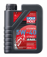 Cинтетическое моторное масло для 4-тактных мотоциклов Motorbike 4T Synth Street Race 5W-40 - 1 L