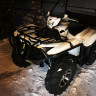 Задний текстильный оригинальный кофр Yamaha Grizzly / Kodiak - B16-F847U-T0-00