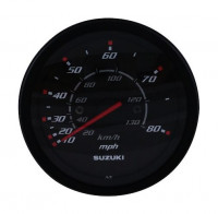Спидометр Suzuki 4", 130 км/ч, 80 миль, черный - 34100-93J00-000