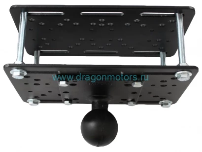RAM-335-D-246 универсальное прочное основание с отверстиями RAM с площадкой VESA 100x100 мм, шар 57мм