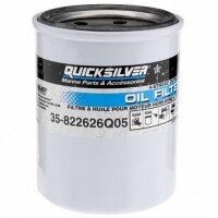 Фильтр масляный для MERCURY 25-30/40-60/75-115 4-Stroke OEM: 35-822626Q05, 822626Q04, 8M0065104, 822626A2, 822626Q2, 35-8M0162830, 35-8M0065103(Quicksilver)