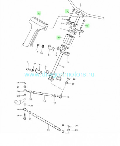 Болт проставки №7 - 90105-08364-00
