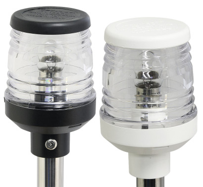 Клотиковый огонь на стойке 600 мм, с шарниром, белый пластик (10236349)