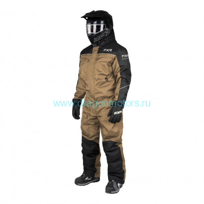 Комбинезон FXR Excursion с утеплителем - Canvas/Black