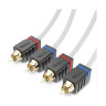 2-х канальный межблочный кабель из 100% меди для морского применения RCA 7,6 м. MOFCR-25FT, DS18