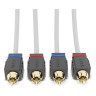 2-х канальный межблочный кабель из 100% меди для морского применения RCA 7,6 м. MOFCR-25FT, DS18