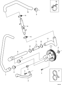 3853786 Хомут VOLVO-PENTA/OMC