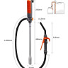 Электрический насос для перекачки топлива с заправочным пистолетом, 9 л/мин (10261289)