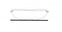 Лобовое стекло (половинка) для Can-Am (BRP) Квадроциклов Maverick X3