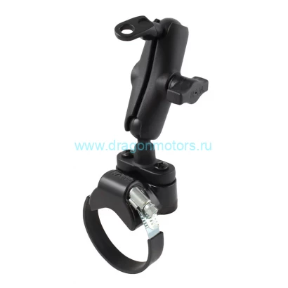 RAM-B-180-231Z-2NUBU RAM ATV / UTV - двойное крепление на шаровую направляющую с адаптером под угловую