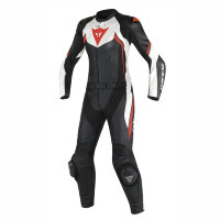 Комбинезон кожаный DAINESE AVRO D2 2 PCS LADY - BLACK/WHITE/RED-FLUO