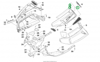 Боковина нижняя часть пластика на Arctic Cat Bearcat 570XT / Z1 4718-078 / 4718-079 / 3718-442 / 2718-835 / 3718-350 / 3718-351 / 2718-288 / 2718-793/ 4718-880 / 4718-932