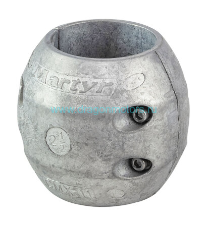 Анод цинковый для валолинии, диаметр 63x106 мм; длина 95 мм