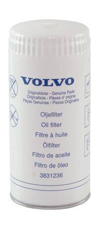 Фильтр масляный Volvo Penta D5/7 - 3831236