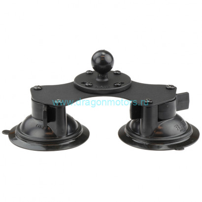 RAM-B-189B-202U крепление RAM Twist-Lock с двойной присоской, шар 25 мм (1")