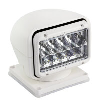 Прожектор с дистанционным управлением, белый корпус, светодиодный, брелок, модель 220 (Дальность пучка света 848 м)