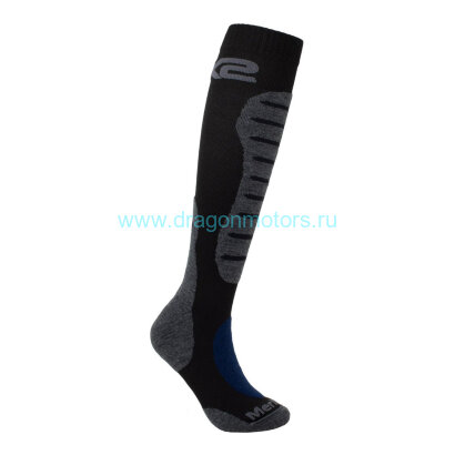 Носки SIXS MOT2 MERINOS - Black/Grey