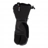 Рукавицы FXR Leather Claw с утеплителем - Black