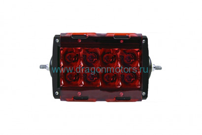 Защитная крышка для фары, цвет красный (светофильтр), 1 штука ALO-AC4DR