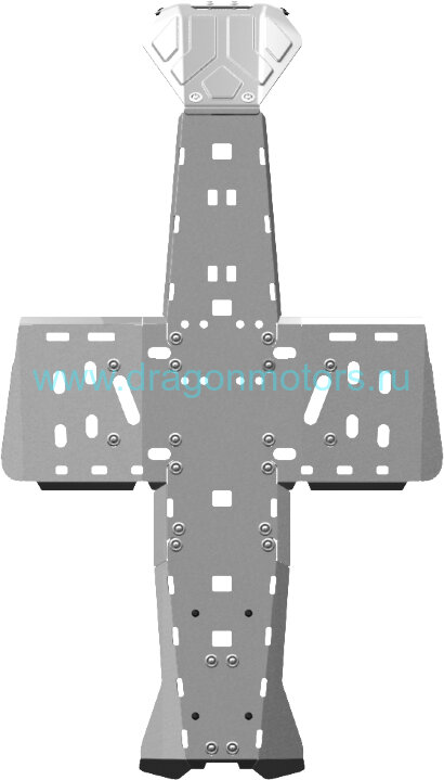 Защита днища для Outlander Max G2 500/650/800/1000/1000X-MR, 2012-13