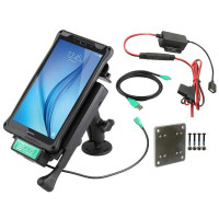 RAM-GDS-B-101LB-SAM21U Автомобильная док-станция GDS для крепления на приборную панель Samsung Tab E 8.0, ком
