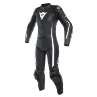 Комбинезон кожаный DAINESE ASSEN 2 PCS LADY - BLACK/BLACK/WHITE