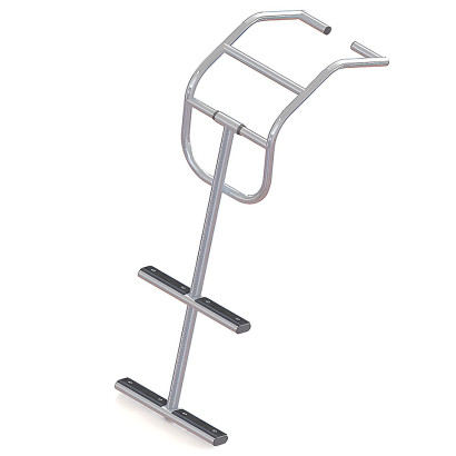 Трап дайверский для надувных лодок, 2 черных ступени (ширина 360 мм.) (10269530)