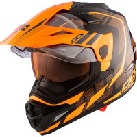Шлем CKX QUEST RSV с электрическим визором Matt Orange