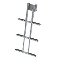 Трап дайверский телескопический быстросъемный, 3 черных ступени (ширина 450мм.) (10269538)