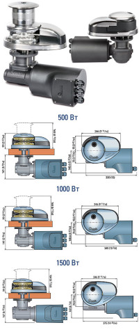 Якорная лебедка «Prince DP3», 1500 Вт, 12 В, цепь 10 мм (10252554)