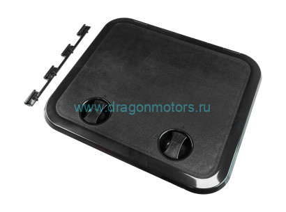 Люк смотровой 458 х 513 мм, черный