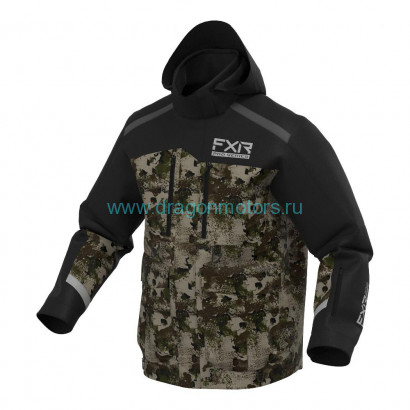 Куртка FXR Expedition X Ice Pro с утеплителем - Black/Army Camo