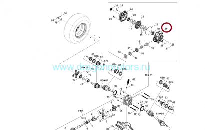 Корпус заднего редуктора BRP 705501395