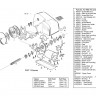 Лебедка якорная South Pacific 710H горизонтальная, 700Вт, 12В