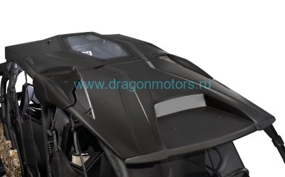 ЧЕРНАЯ ПАНОРАМНАЯ СПОРТИВНАЯ КРЫША ДЛЯ BRP Commander MAX, Maverick MAX