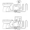 Унитаз с электрической помпой 12V - 15498A12 (1547012)
