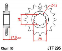 JT звезда передняя JTF295.15