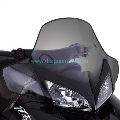 Стекло ветровое для снегохода Yamaha Venture MP (высокое черное)