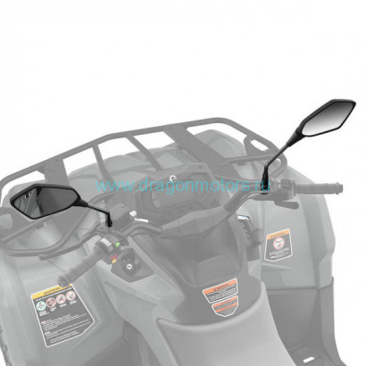 Комплект зеркал заднего вида с адаптером для BRP Outlander/Renegade: 715005366