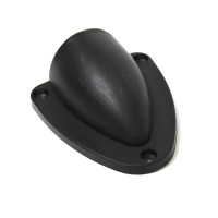 Вентиляционная ракушка пластиковая, черная 77х68х28мм SUNFINE