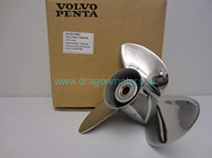 3860708 Винт гребной VOLVO-PENTA SX, 3x14-3/4x19, нержавеющая сталь (оригинал)