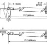 Гидроцилиндр BayStar inboard HC4461 (30 кгс) (10243784)