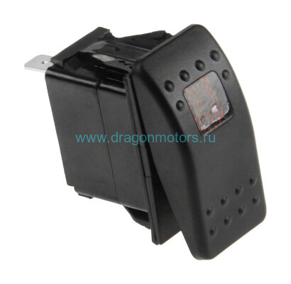 Переключатель двухпозиционный ON-OFF 12В/20А 3Р с подсветкой