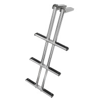 Трап дайверский телескопический 3 ступени складной, черная ступень (10269552)