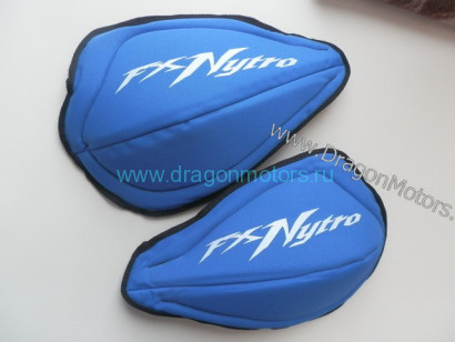 Накладка на штатную защиту рук Yamaha FX NYTRO (синяя)