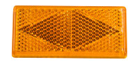 Катафот прямоугольный КТ-001, оранжевый, МЗСА