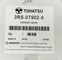 Клапан выпускной Tohatsu MFS9.9/15/20 / INTAKE VALVE 8M0134435