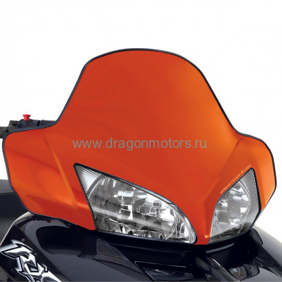 Стекло ветровое для снегохода Yamaha Venture MP (низкое красное)